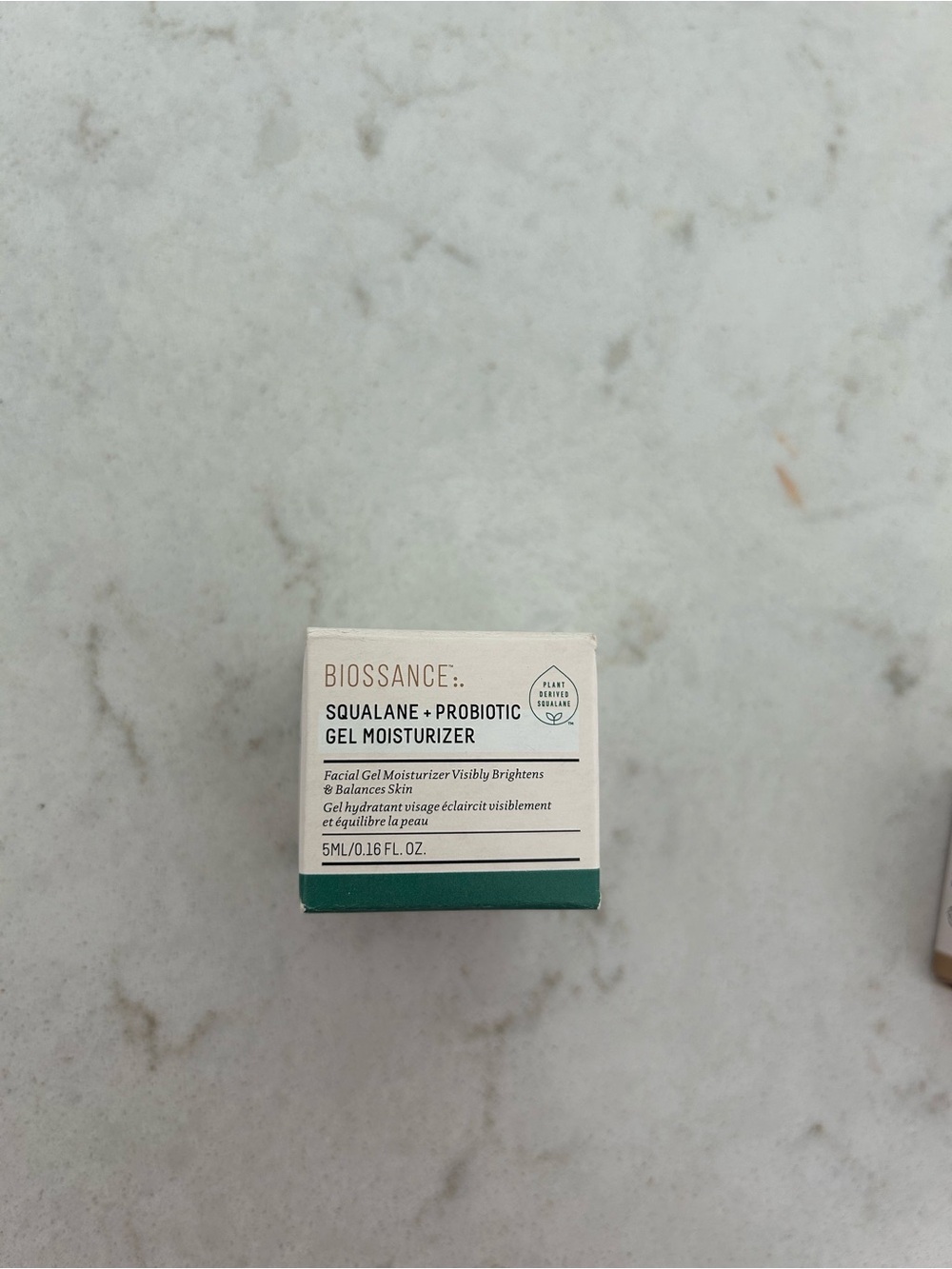 Biossance Squalane + Probiotic Gel Moisturizer — White and Green
